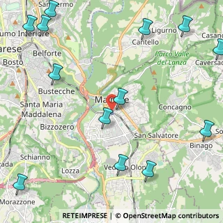 Mappa Piazzale Luraschi, 21046 Malnate VA, Italia (3.17154)