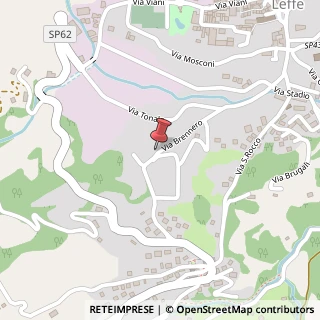Mappa Via Brennero, 22, 24026 Leffe, Bergamo (Lombardia)