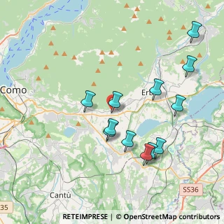 Mappa Via Civati, 22031 Albavilla CO, Italia (3.88333)