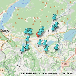 Mappa Via Civati, 22031 Albavilla CO, Italia (3.07111)