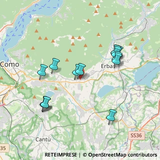 Mappa Via Civati, 22031 Albavilla CO, Italia (3.85071)