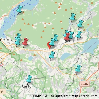 Mappa Via Civati, 22031 Albavilla CO, Italia (4.50133)