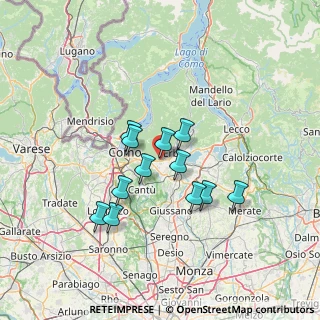 Mappa Via Civati, 22031 Albavilla CO, Italia (11.01833)
