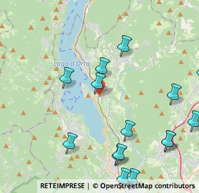 Mappa Via Lunati, 28016 Orta San Giulio NO, Italia (6.0115)