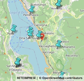 Mappa Via Lunati, 28016 Orta San Giulio NO, Italia (2.56417)