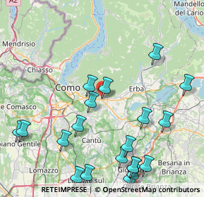 Mappa Via Aldo Moro, 22038 Tavernerio CO, Italia (10.363)