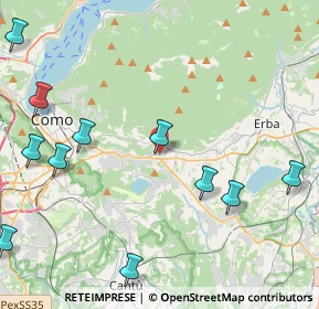Mappa Via Aldo Moro, 22038 Tavernerio CO, Italia (5.50273)