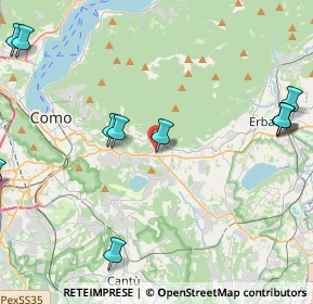 Mappa Via Aldo Moro, 22038 Tavernerio CO, Italia (5.51545)