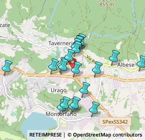 Mappa Via Aldo Moro, 22038 Tavernerio CO, Italia (0.8075)