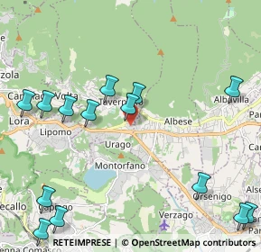Mappa Via Aldo Moro, 22038 Tavernerio CO, Italia (2.70714)