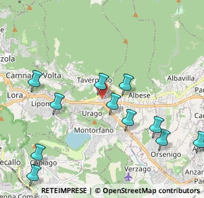 Mappa Via Aldo Moro, 22038 Tavernerio CO, Italia (2.28727)