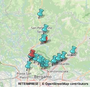 Mappa Via Solmarina, 24019 Zogno BG, Italia (7.4855)