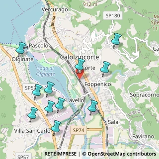 Mappa Via Lavello, 23801 Calolziocorte LC, Italia (1.17545)