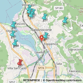 Mappa Via Lavello, 23801 Calolziocorte LC, Italia (1.33636)