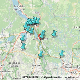 Mappa Via Lavello, 23801 Calolziocorte LC, Italia (6.67556)