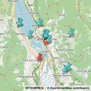 Mappa Via Lavello, 23801 Calolziocorte LC, Italia (1.74077)