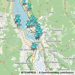 Mappa Via Lavello, 23801 Calolziocorte LC, Italia (1.6445)