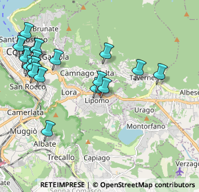 Mappa Via Alessandro Volta, 22030 Lipomo CO, Italia (2.31)