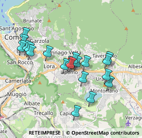 Mappa Via Alessandro Volta, 22030 Lipomo CO, Italia (1.6945)