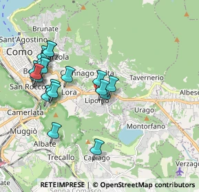 Mappa Via Alessandro Volta, 22030 Lipomo CO, Italia (1.94)