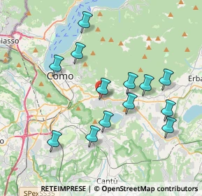 Mappa Via Alessandro Volta, 22030 Lipomo CO, Italia (3.68769)