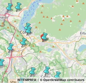 Mappa Via Alessandro Volta, 22030 Lipomo CO, Italia (5.92083)