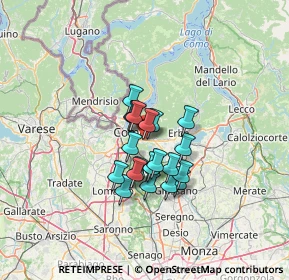 Mappa Via Alessandro Volta, 22030 Lipomo CO, Italia (8.702)