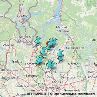 Mappa Via Bassi Angelo, 22031 Albavilla CO, Italia (9.53091)