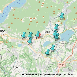 Mappa Via Bassi Angelo, 22031 Albavilla CO, Italia (3.51)