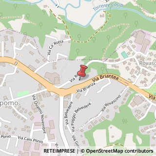 Mappa Via Rovascio, 40/3, 22030 Lipomo, Como (Lombardia)