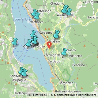 Mappa Via Borsattino, 28016 Orta San Giulio NO, Italia (2.2035)