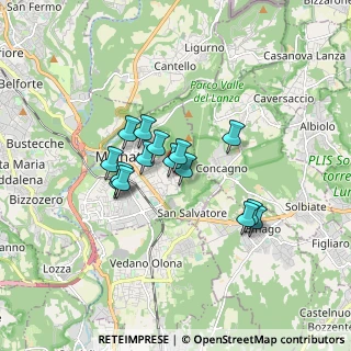 Mappa Via Hermada, 21046 Malnate VA, Italia (1.26267)