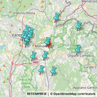 Mappa Via Hermada, 21046 Malnate VA, Italia (4.11)