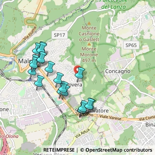 Mappa Via Hermada, 21046 Malnate VA, Italia (1.004)