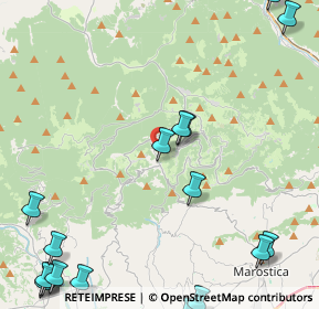 Mappa 36046 Lusiana Conco VI, Italia (6.9245)