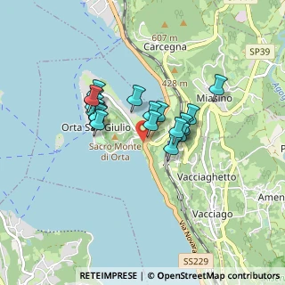 Mappa Via Giuseppe Fava, 28016 Orta San Giulio NO, Italia (0.65)