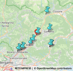 Mappa Via Angelo Giuseppe Roncalli, 24025 Gazzaniga BG, Italia (7.00727)