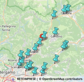 Mappa Via Daniele Maffeis, 24025 Gazzaniga BG, Italia (9.559)