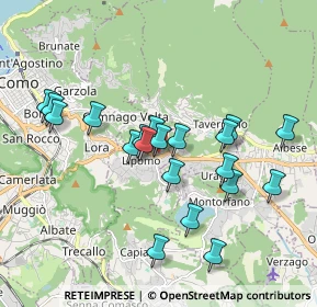 Mappa Via Rovascio, 22030 Lipomo CO, Italia (1.7315)