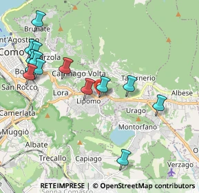 Mappa Via Rovascio, 22030 Lipomo CO, Italia (2.28857)