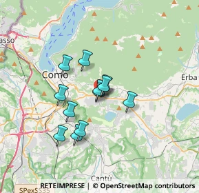 Mappa Via Rovascio, 22030 Lipomo CO, Italia (2.44667)