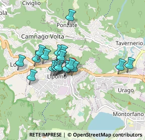 Mappa Via Rovascio, 22030 Lipomo CO, Italia (0.6975)