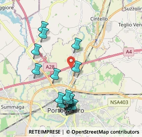 Mappa Via Bassa di Portovecchio, 30026 Portogruaro VE, Italia (2.094)