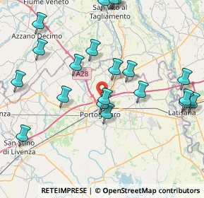 Mappa Via Bassa di Portovecchio, 30026 Portogruaro VE, Italia (9.0655)