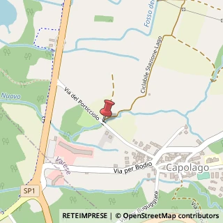 Mappa Via del Porticciolo, 14, 21100 Morazzone, Varese (Lombardia)