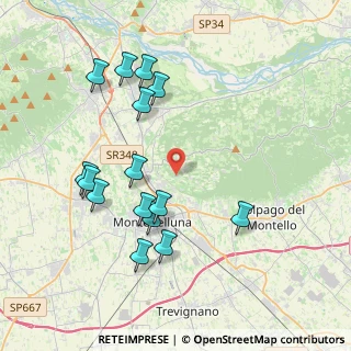 Mappa Via Brigata Campania, 31044 Montebelluna TV, Italia (4.05467)
