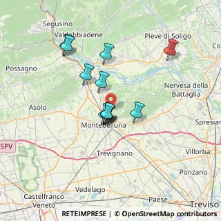 Mappa Via Brigata Campania, 31044 Montebelluna TV, Italia (5.50417)