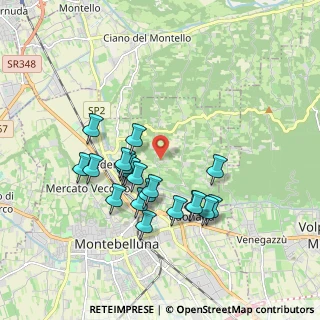 Mappa Via Brigata Campania, 31044 Montebelluna TV, Italia (1.6525)