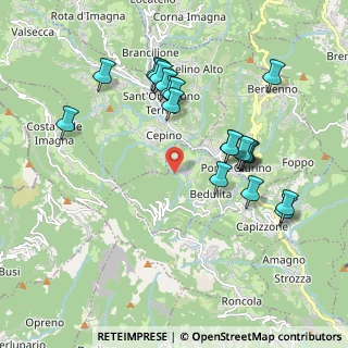 Mappa Via Cà Pietrobelli, 24038 Sant'Omobono Terme BG, Italia (1.943)