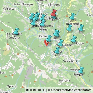 Mappa Via Cà Pietrobelli, 24038 Sant'Omobono Terme BG, Italia (2.17684)
